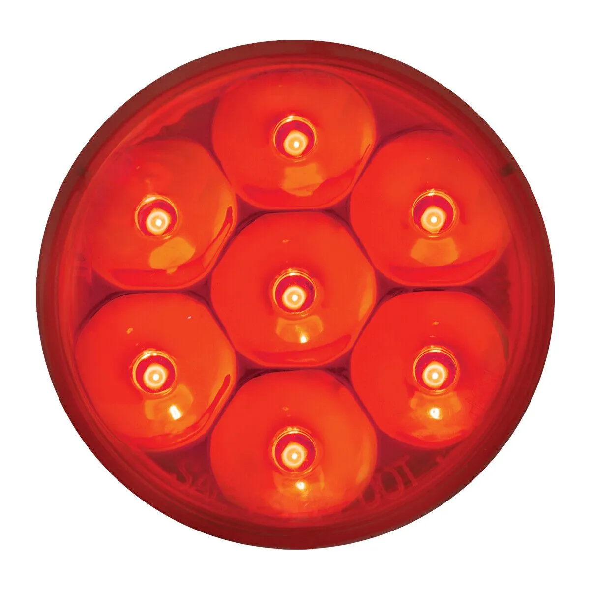 2″ Pearl LED Marker Light (RED/RED) #76542bp