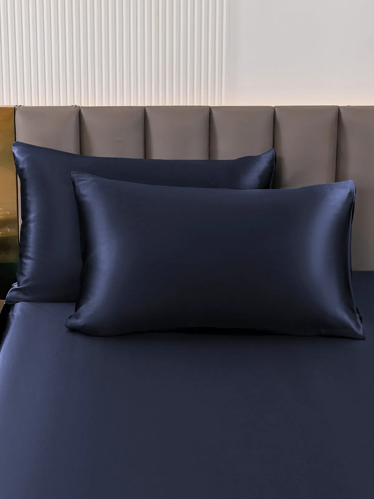 2Pcs 19Momme Pure Silk Pillowcases Bundle - Hidden Zipper