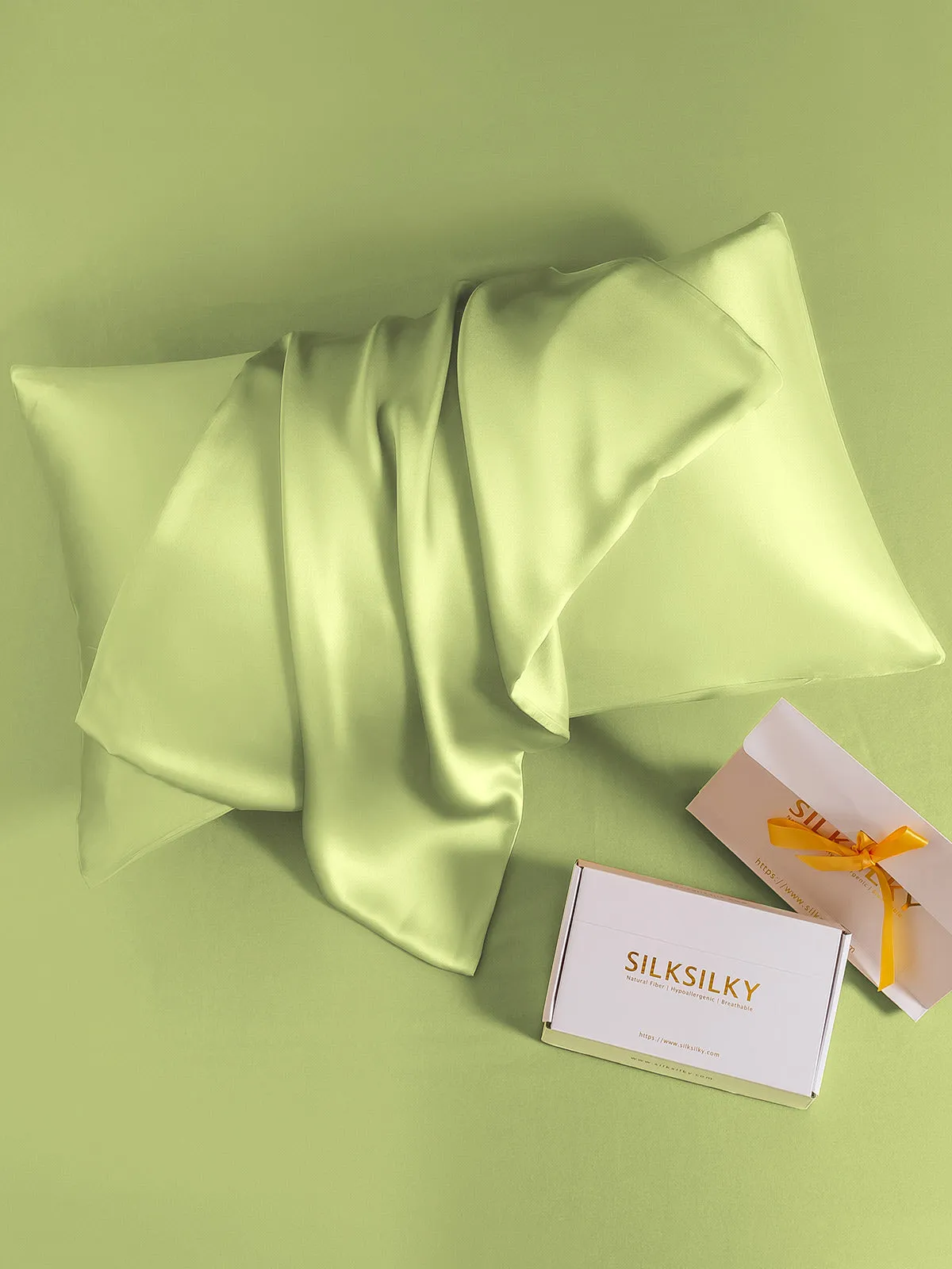 2Pcs 19Momme Pure Silk Pillowcases Bundle - Hidden Zipper