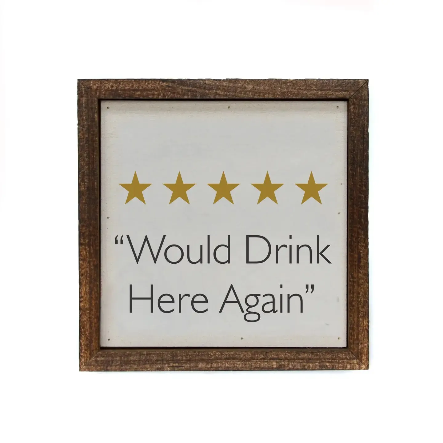 6 x 6 Wooden Sign