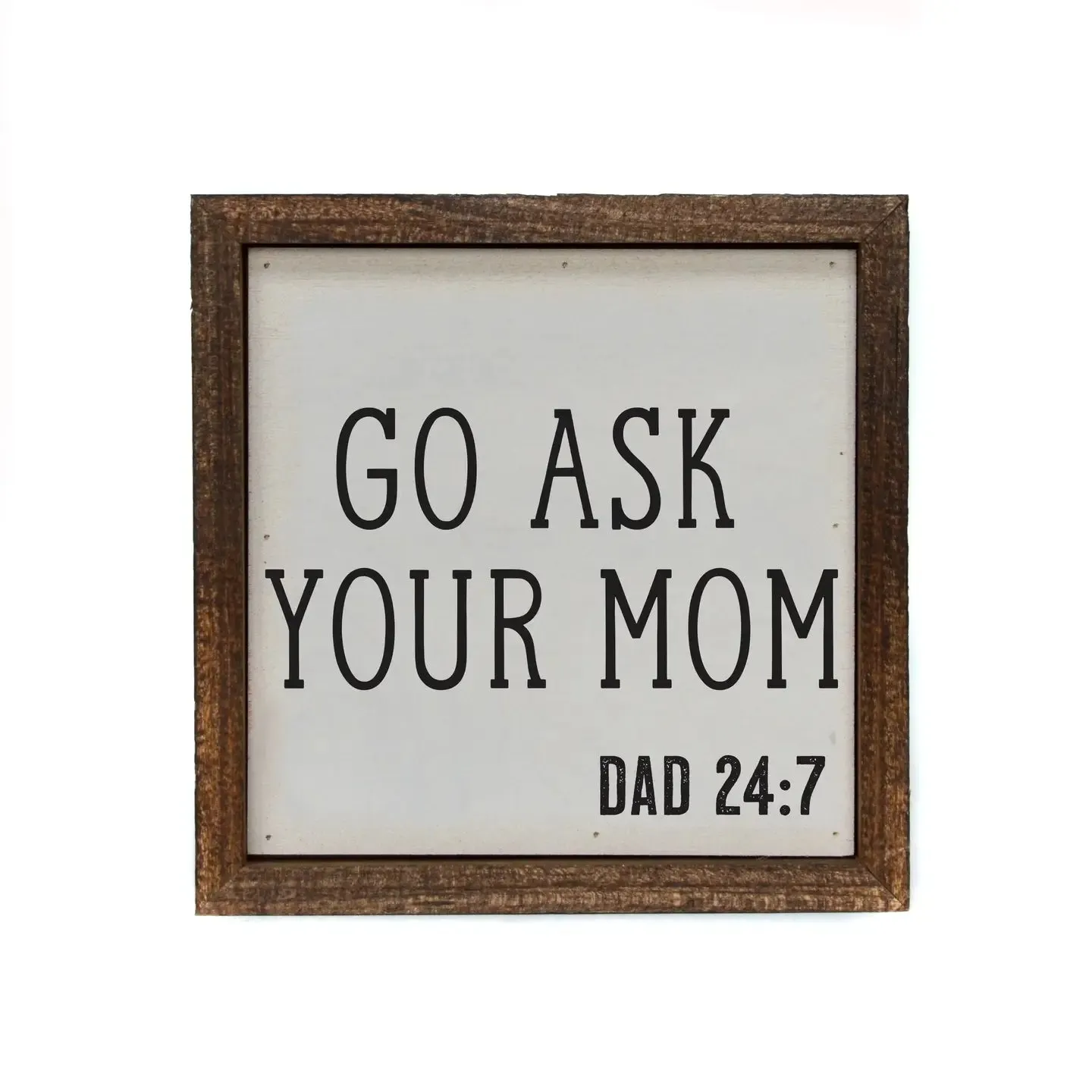 6 x 6 Wooden Sign