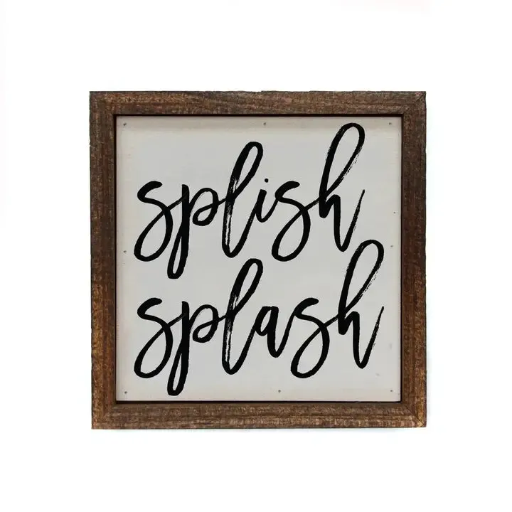6 x 6 Wooden Sign