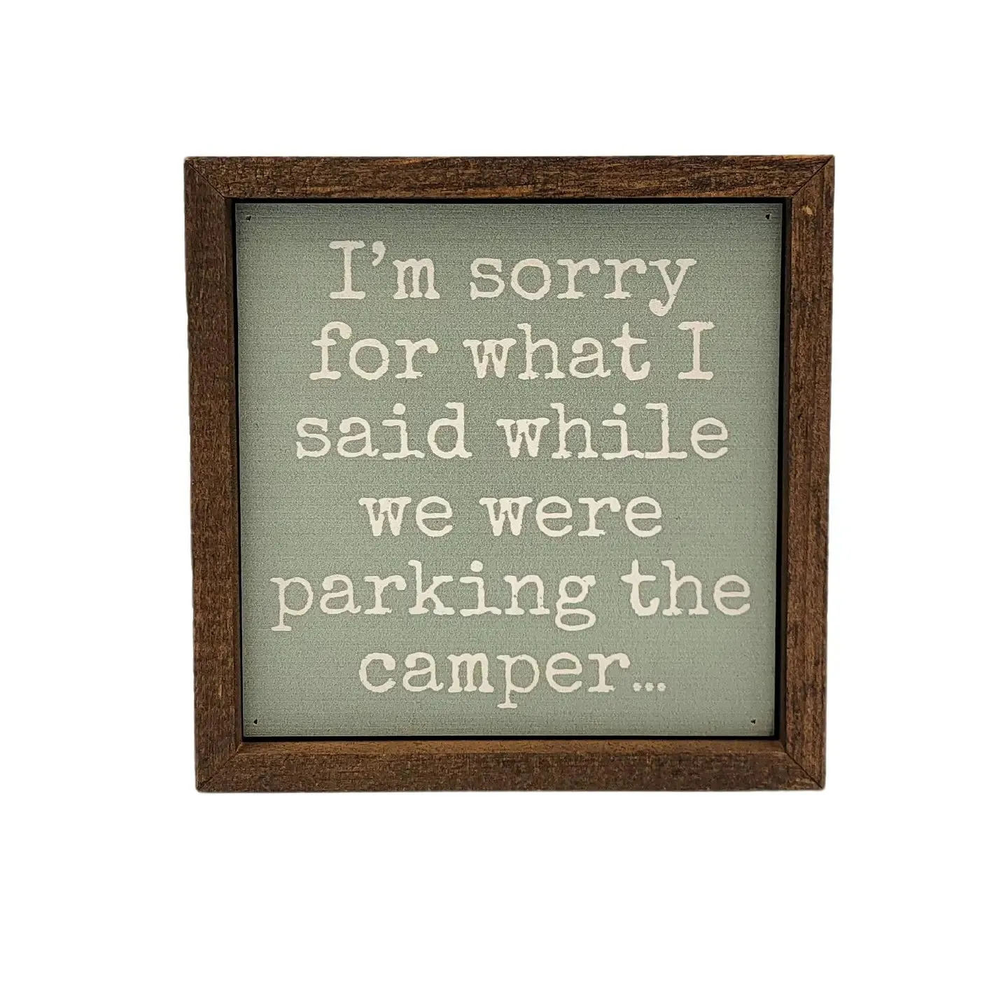 6 x 6 Wooden Sign