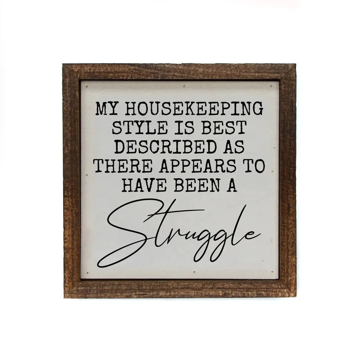 6 x 6 Wooden Sign