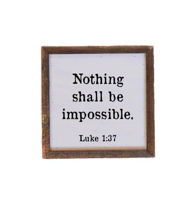 6 x 6 Wooden Sign
