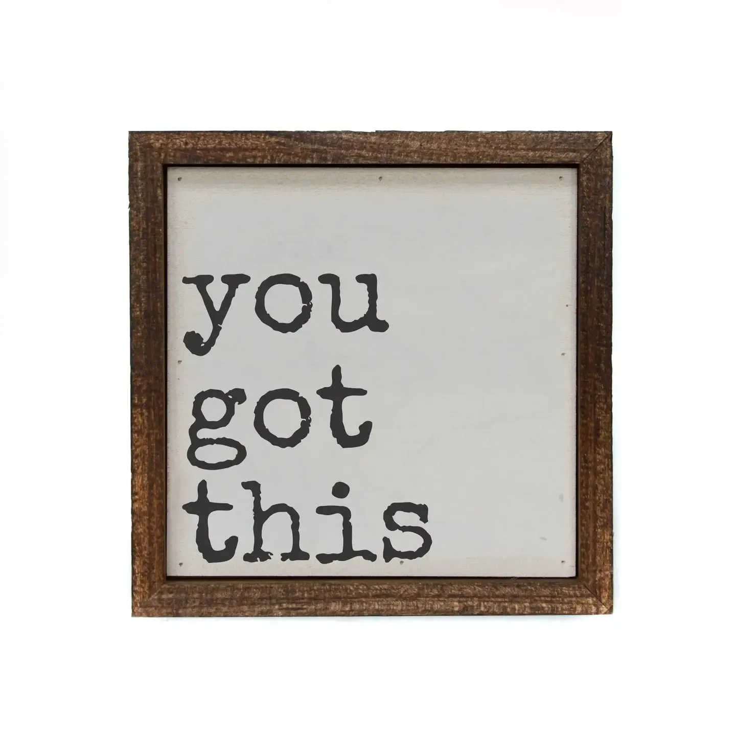 6 x 6 Wooden Sign
