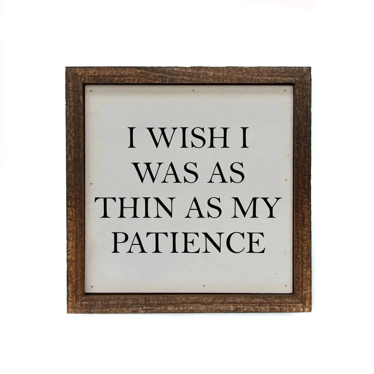 6 x 6 Wooden Sign