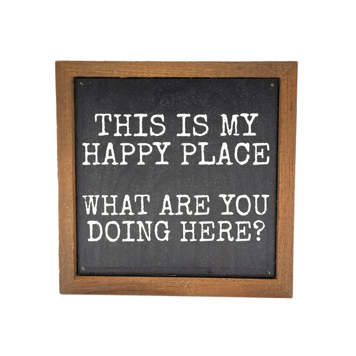 6 x 6 Wooden Sign