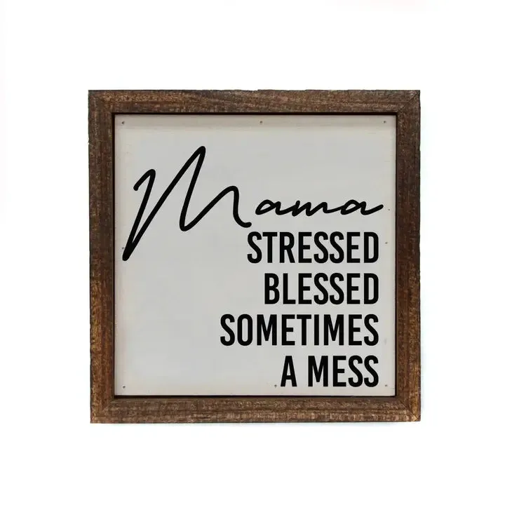 6 x 6 Wooden Sign