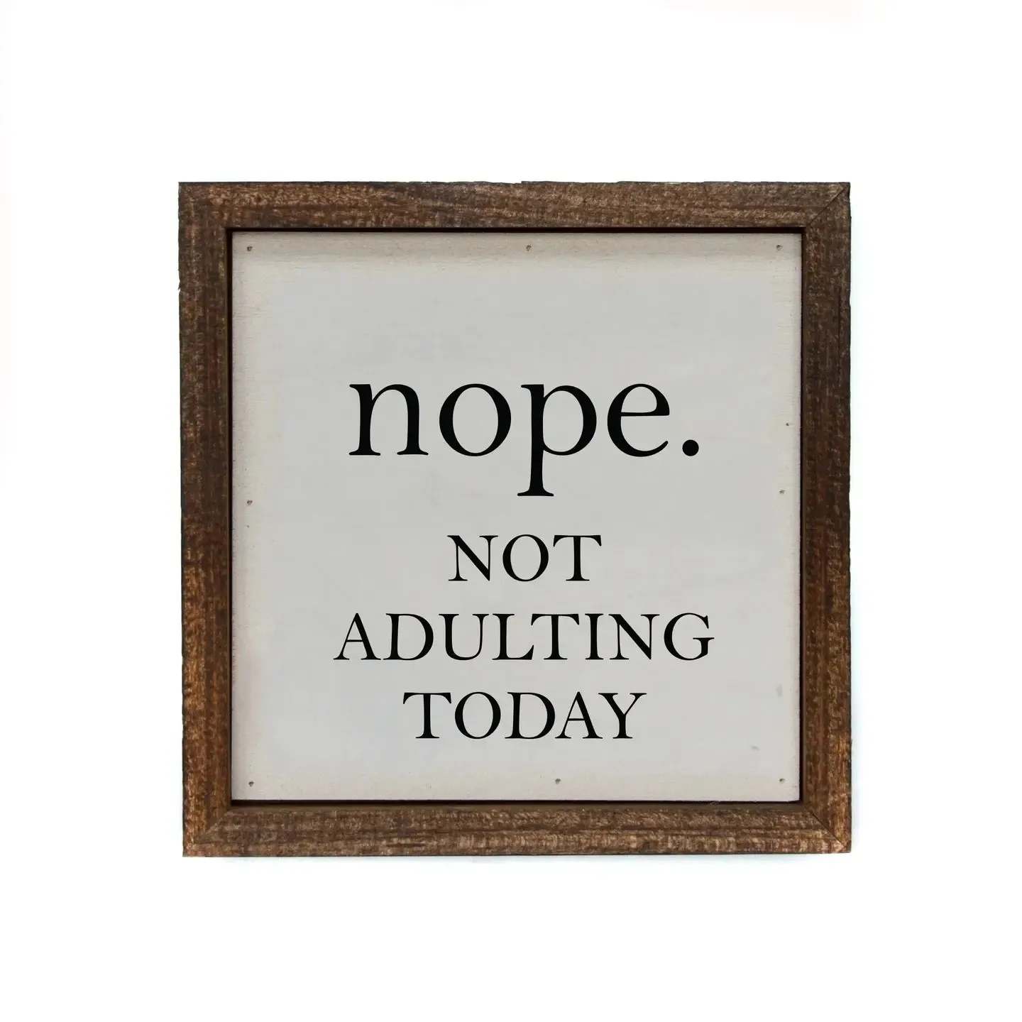 6 x 6 Wooden Sign