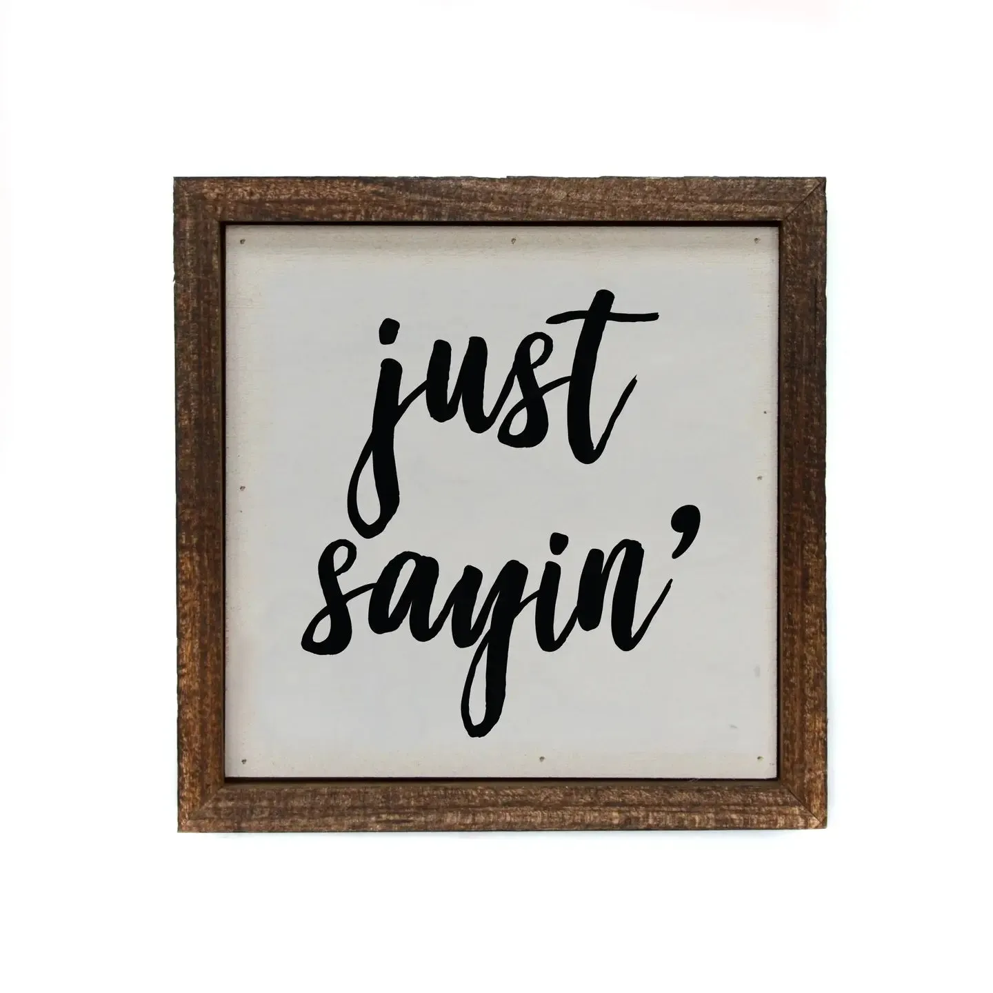 6 x 6 Wooden Sign