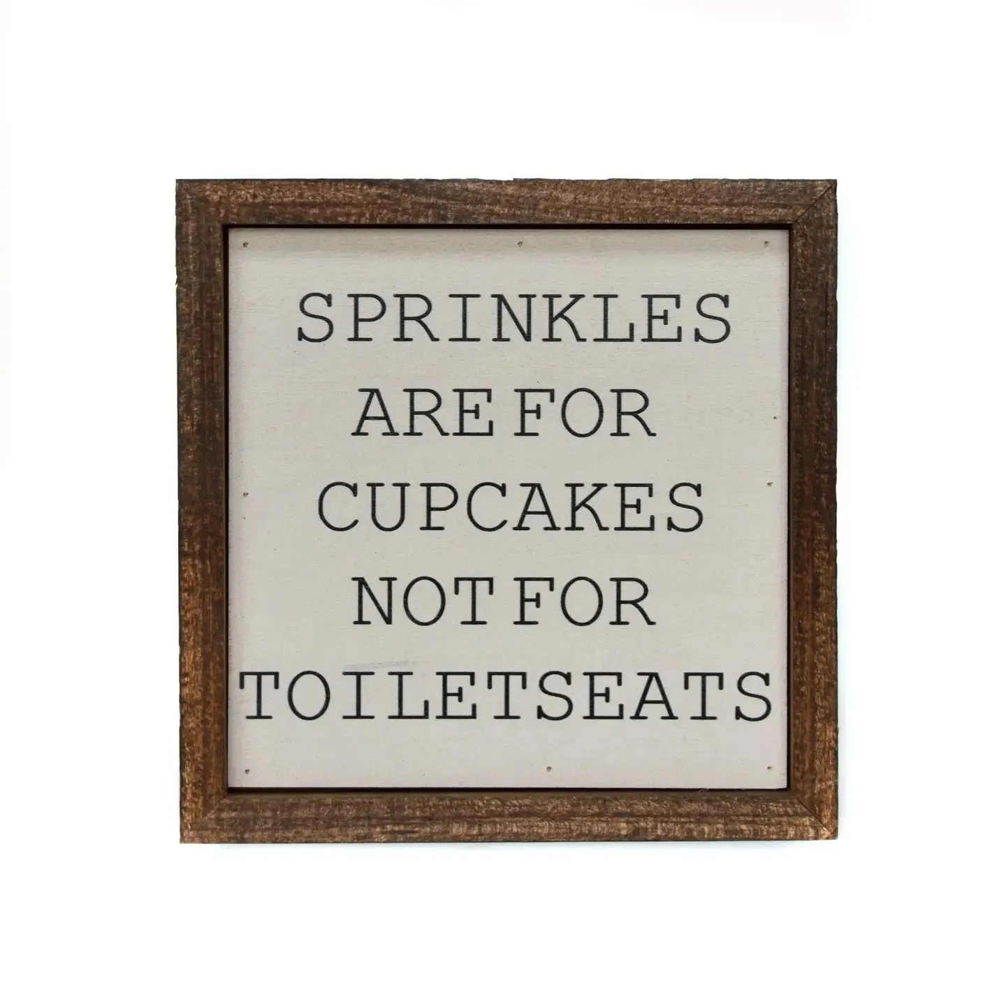 6 x 6 Wooden Sign