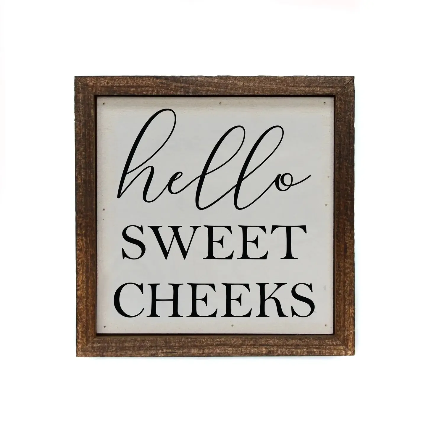 6 x 6 Wooden Sign
