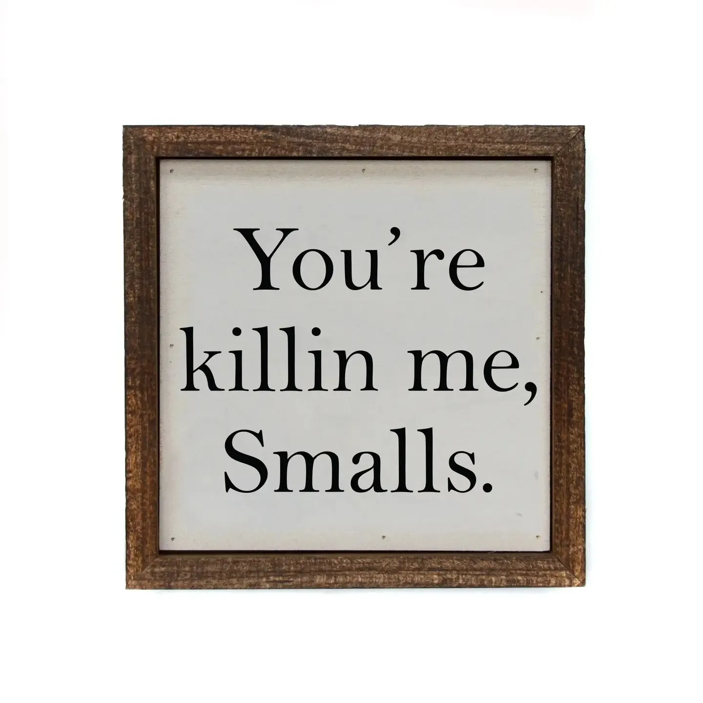 6 x 6 Wooden Sign