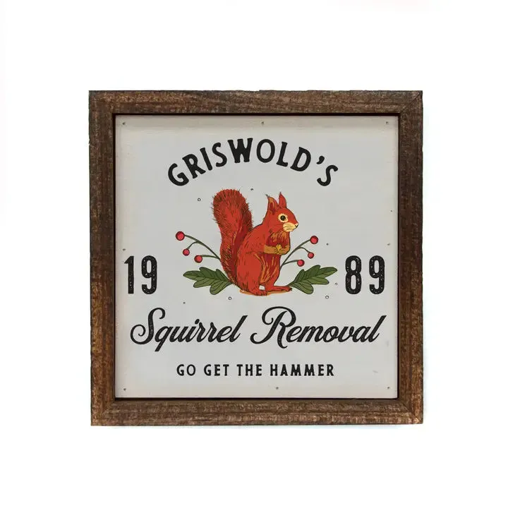 6 x 6 Wooden Sign