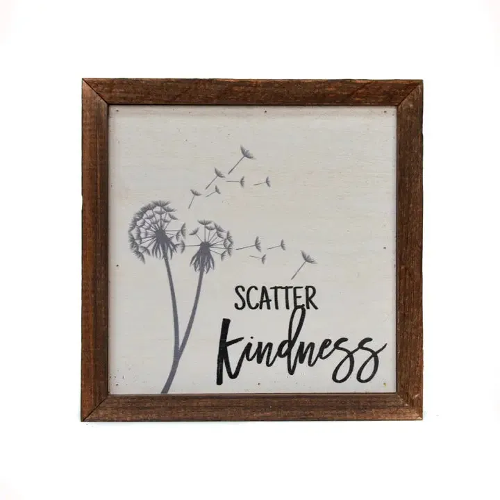 6 x 6 Wooden Sign