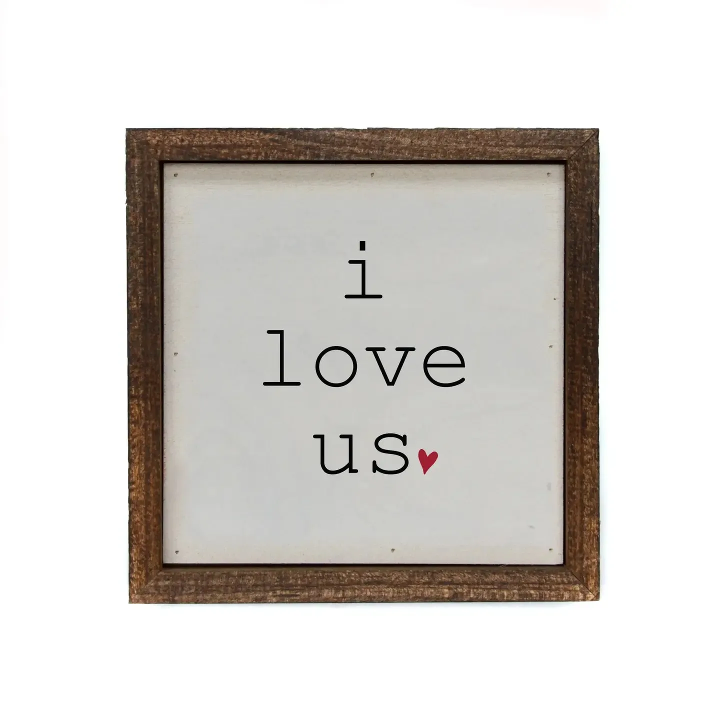 6 x 6 Wooden Sign