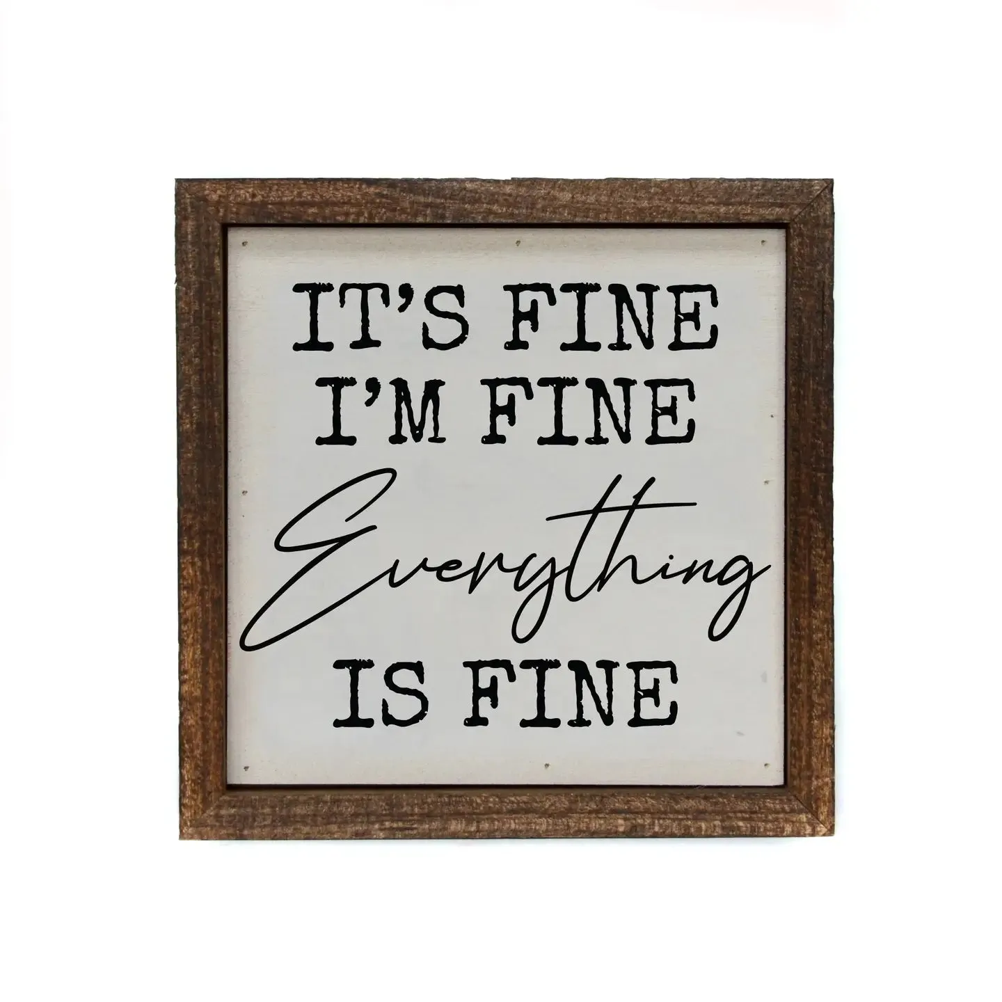 6 x 6 Wooden Sign