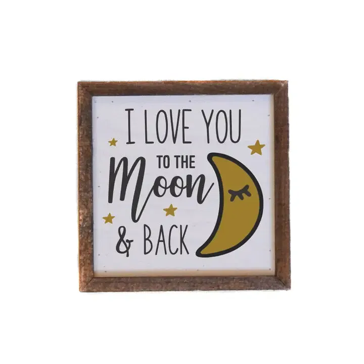 6 x 6 Wooden Sign