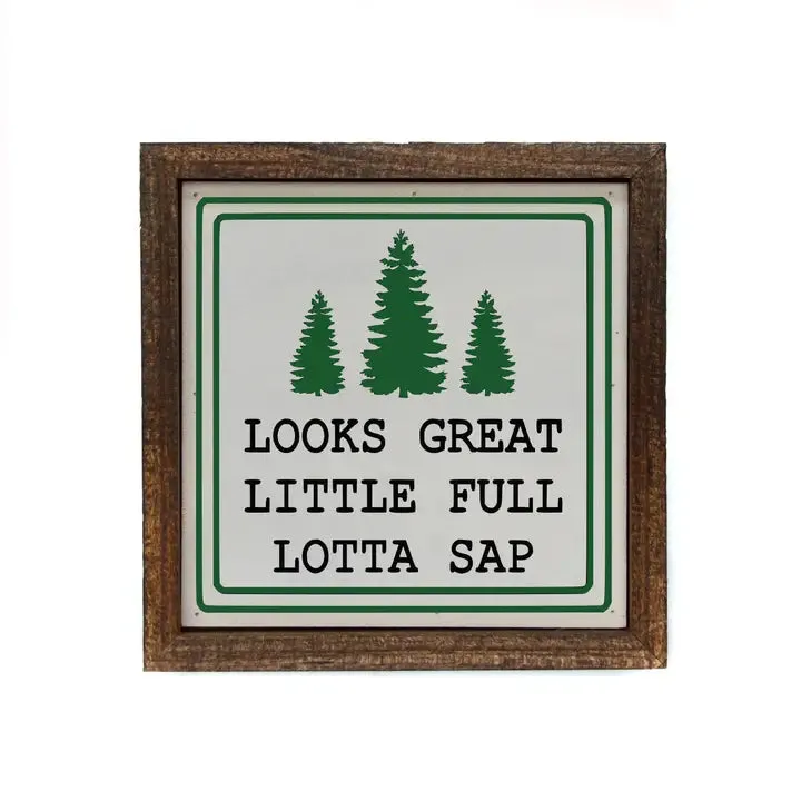 6 x 6 Wooden Sign