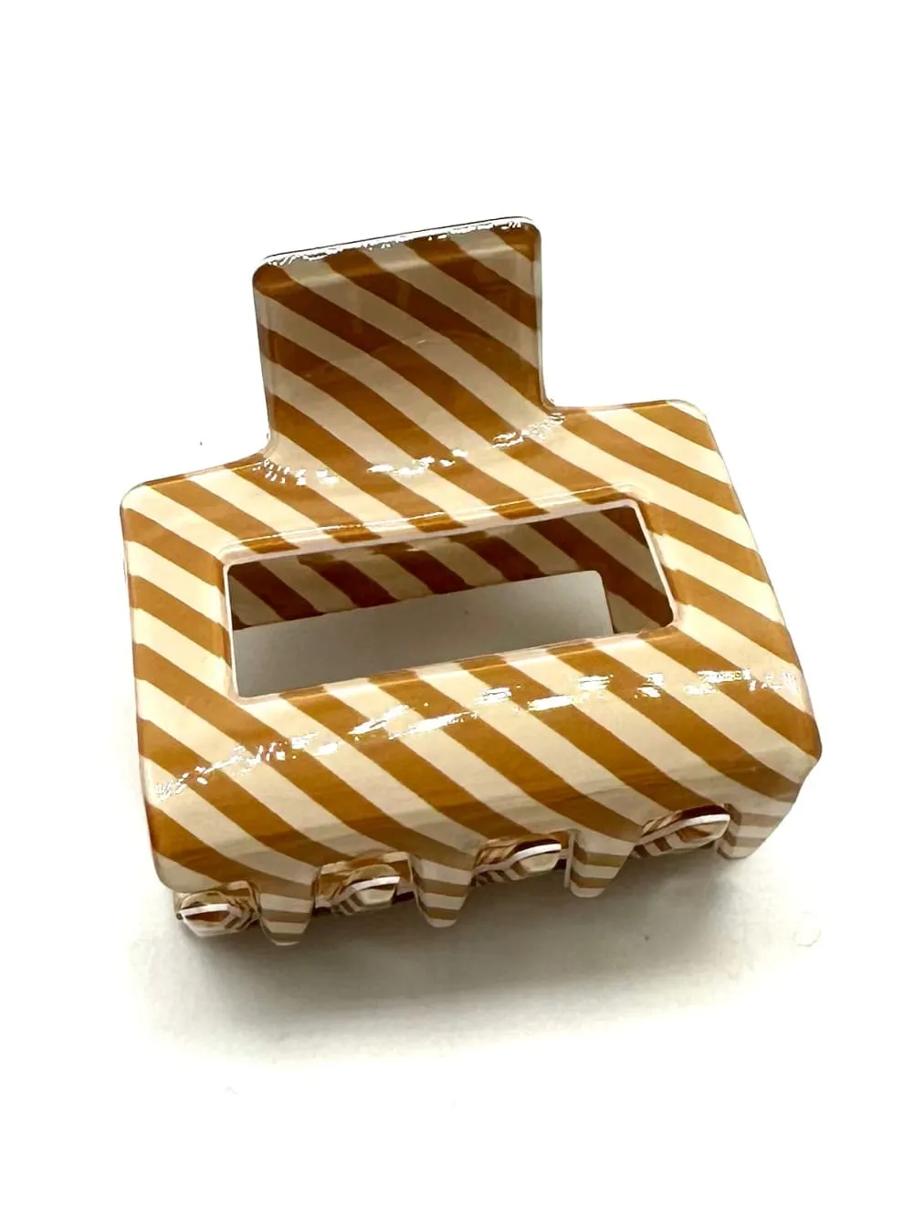 Abbie Stripe Claw Clip