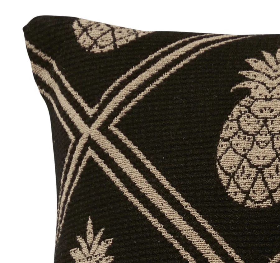 Anguilla Tropics 50x50cm Filled Cushion Black
