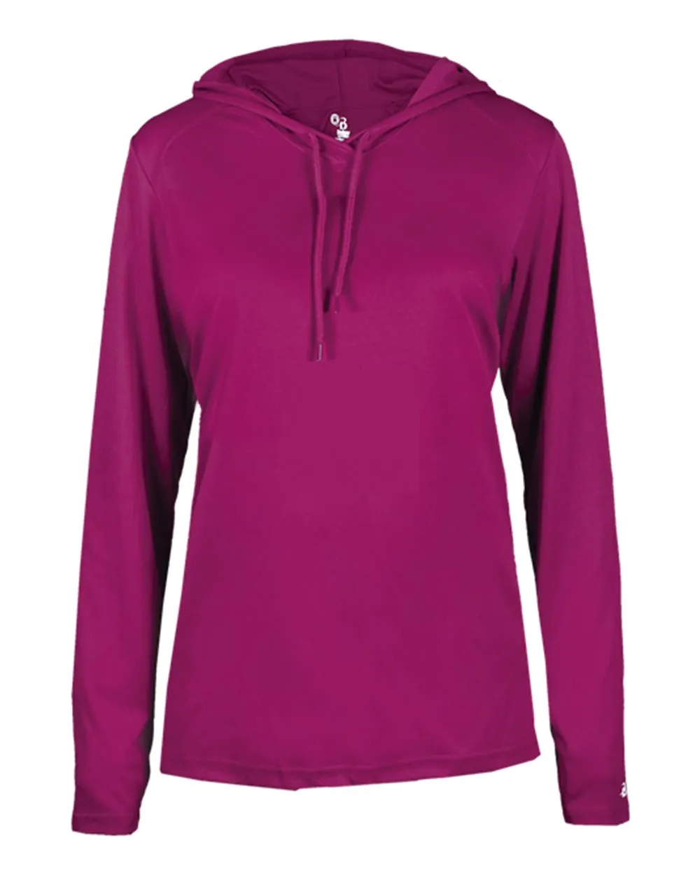Badger Women's B-Core Long Sleeve Hooded T-Shirt 4165