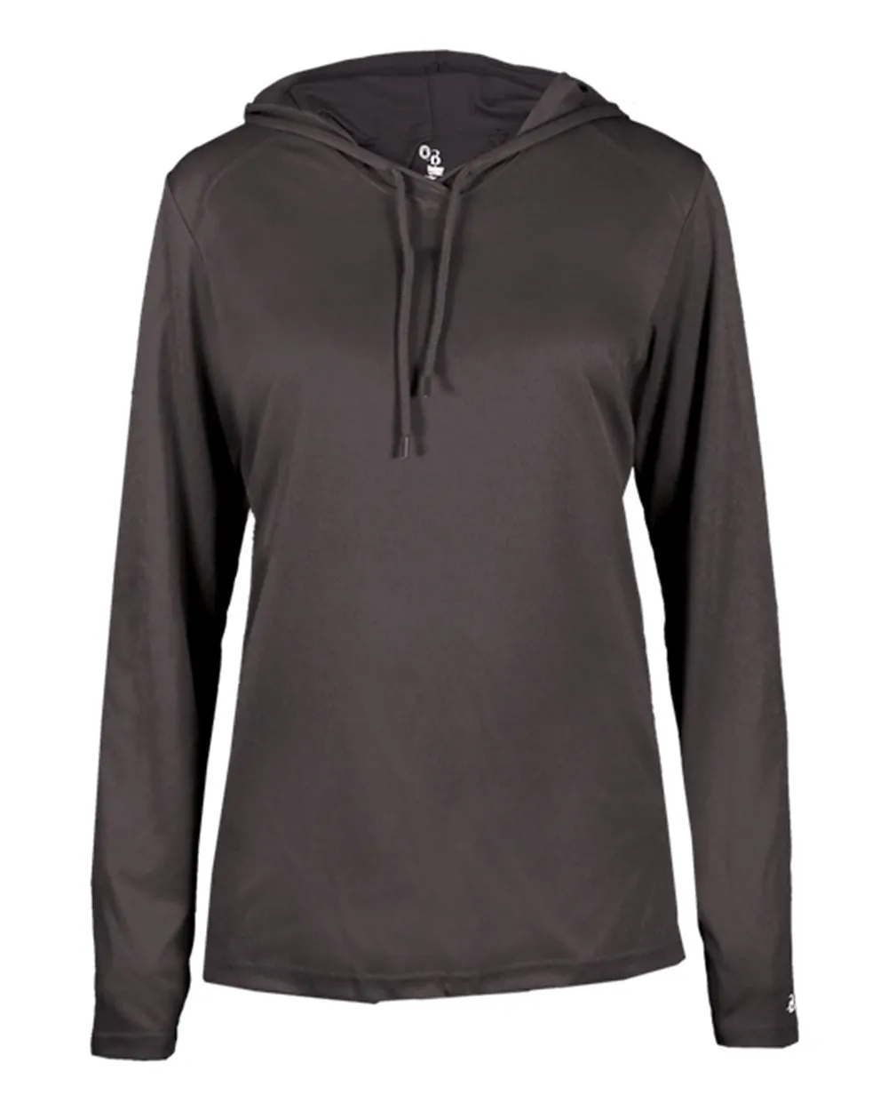 Badger Women's B-Core Long Sleeve Hooded T-Shirt 4165