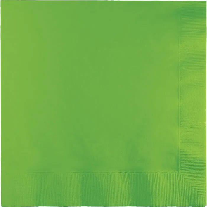 Bulk Pack of 100 Fresh Lime Luncheon Napkins 2Ply