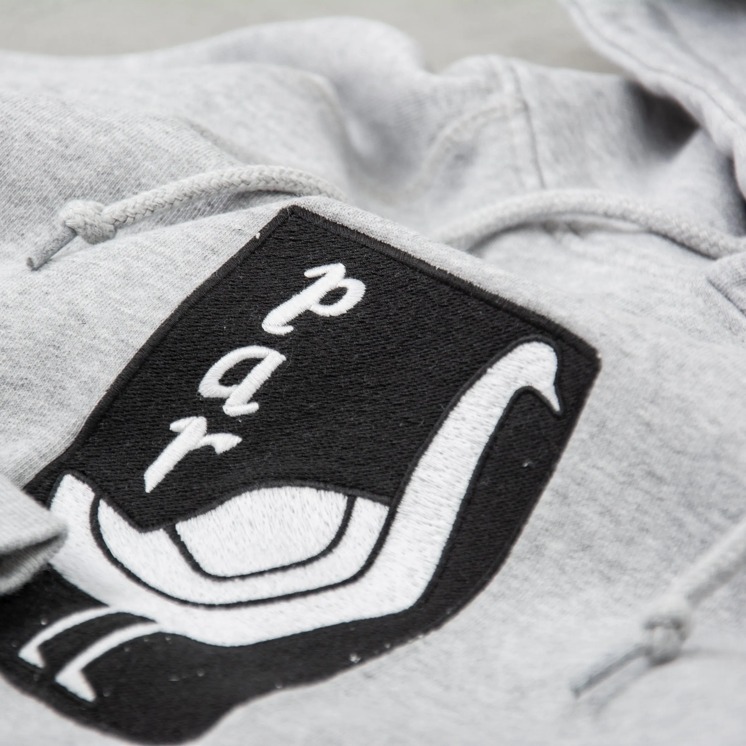 By Parra The Riddle Hooded Sweat - Heather Grey