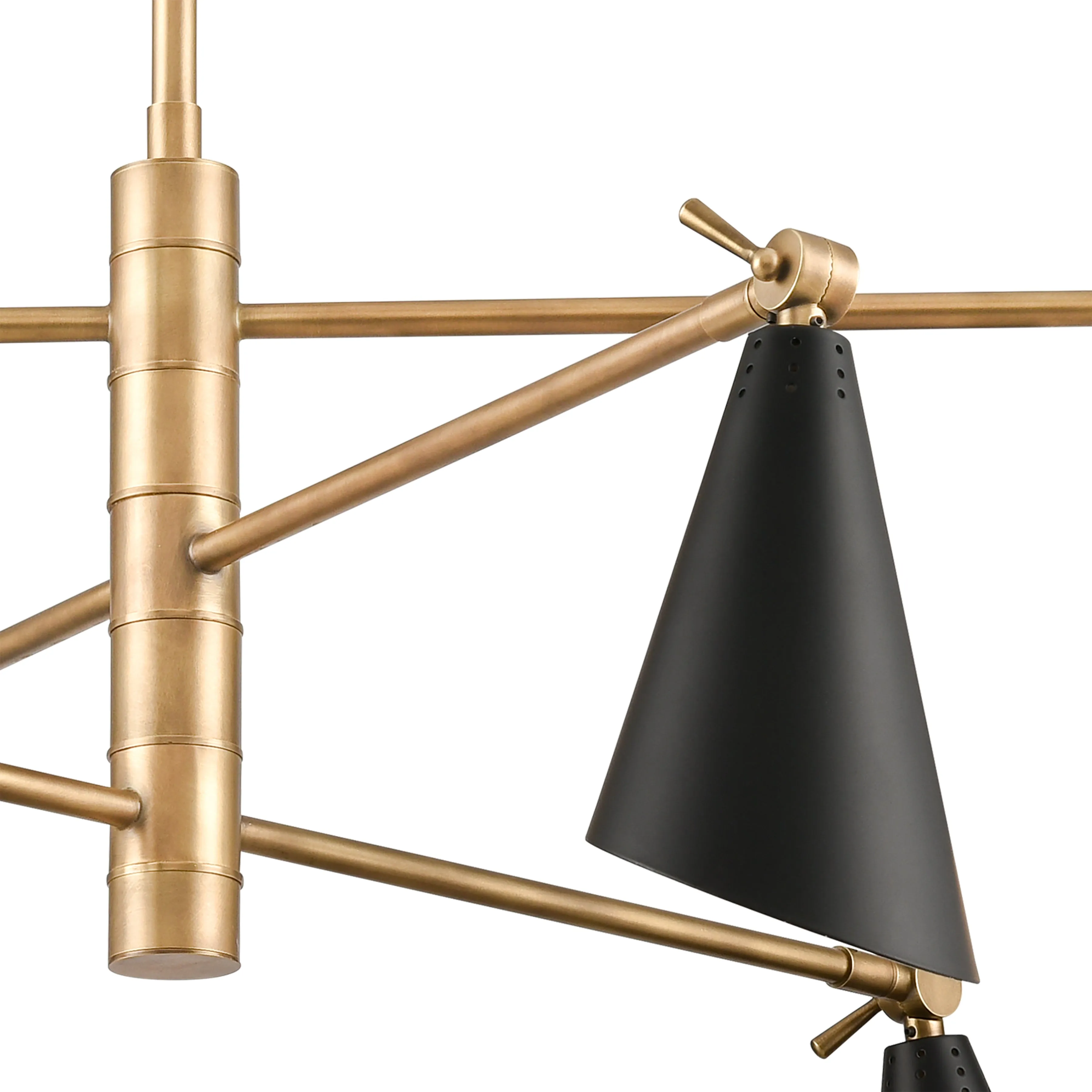 Calder 36" 6 Light Chandelier in Natural