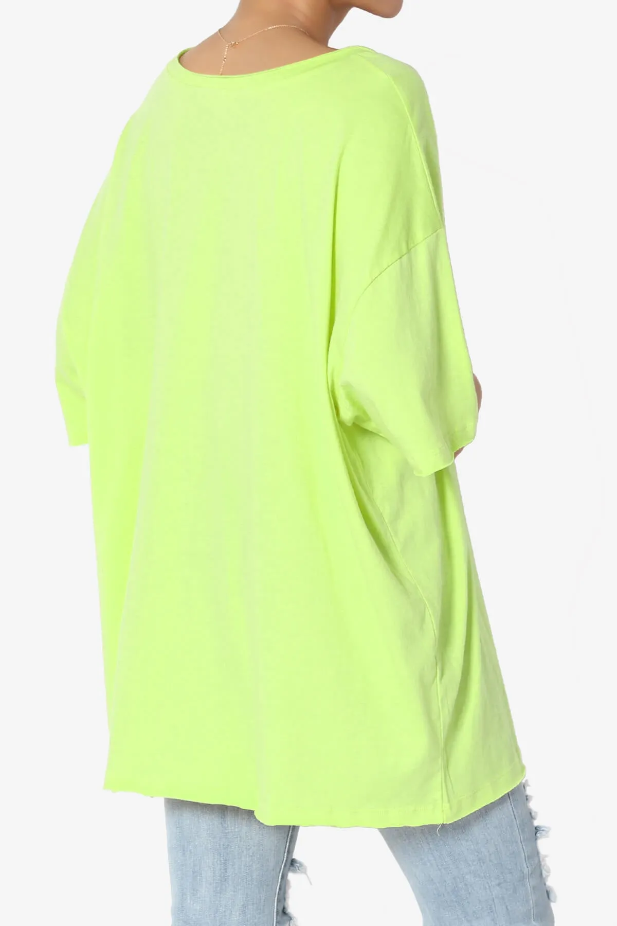 Charlie V Neck Pocket Boyfriend Tee PLUS