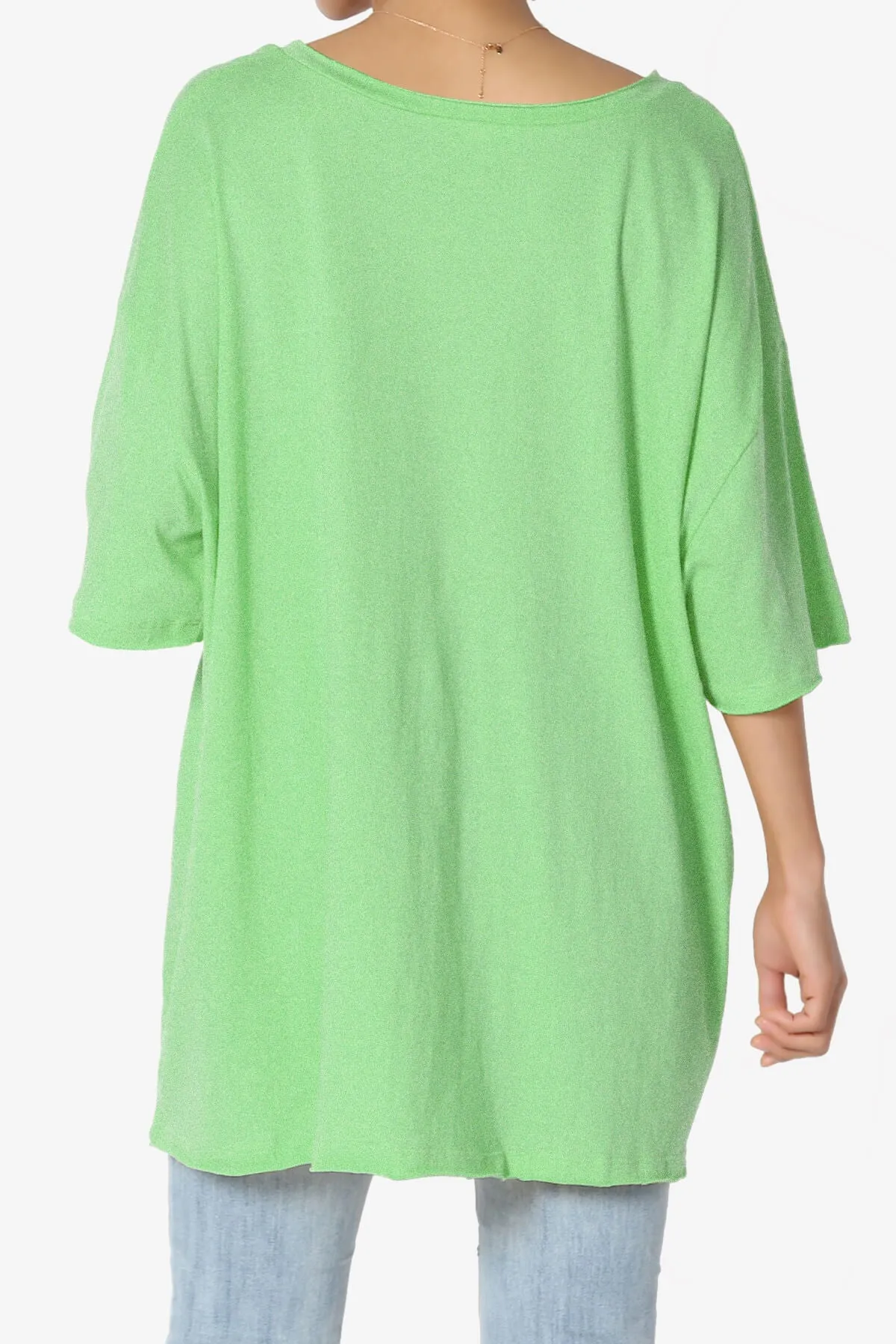 Charlie V Neck Pocket Boyfriend Tee PLUS