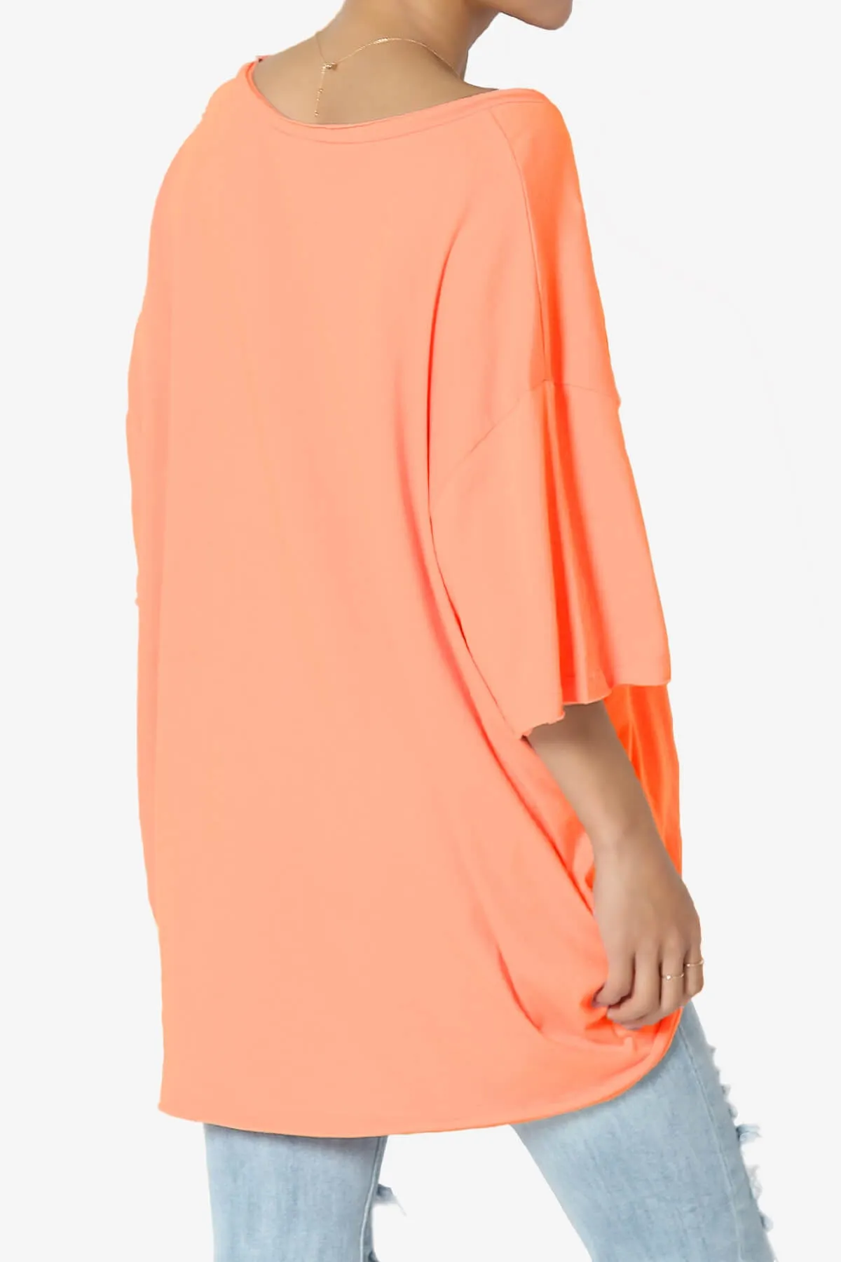 Charlie V Neck Pocket Boyfriend Tee PLUS