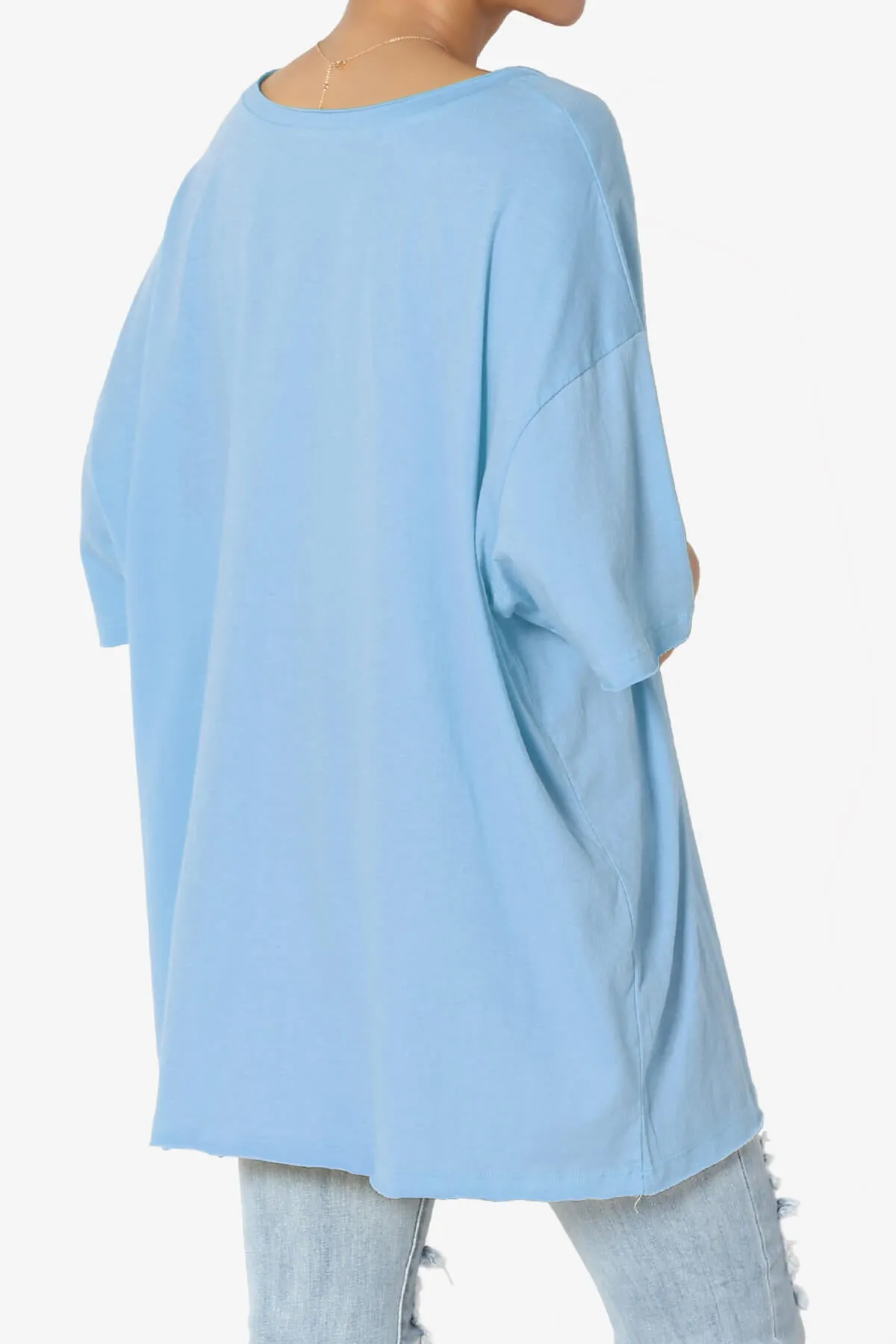 Charlie V Neck Pocket Boyfriend Tee PLUS