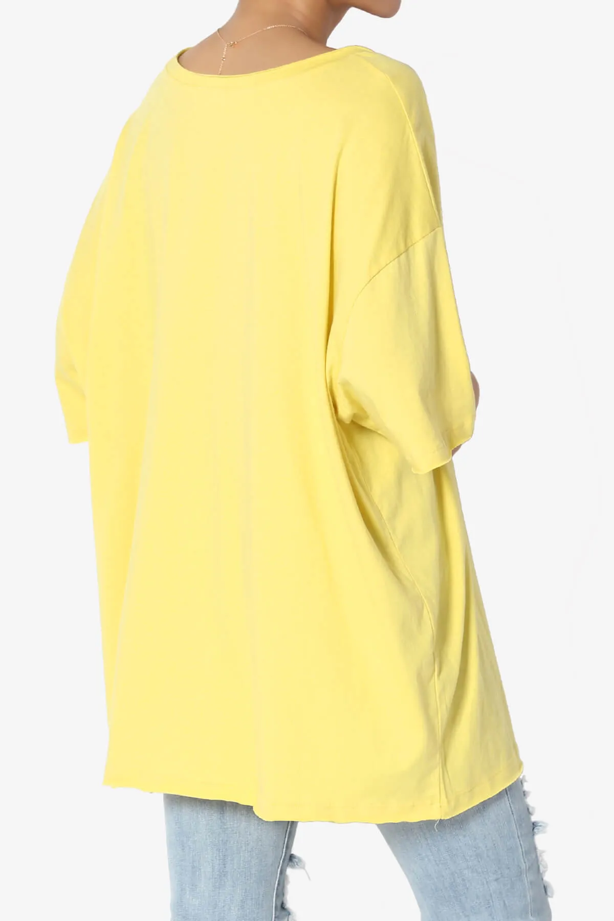 Charlie V Neck Pocket Boyfriend Tee PLUS