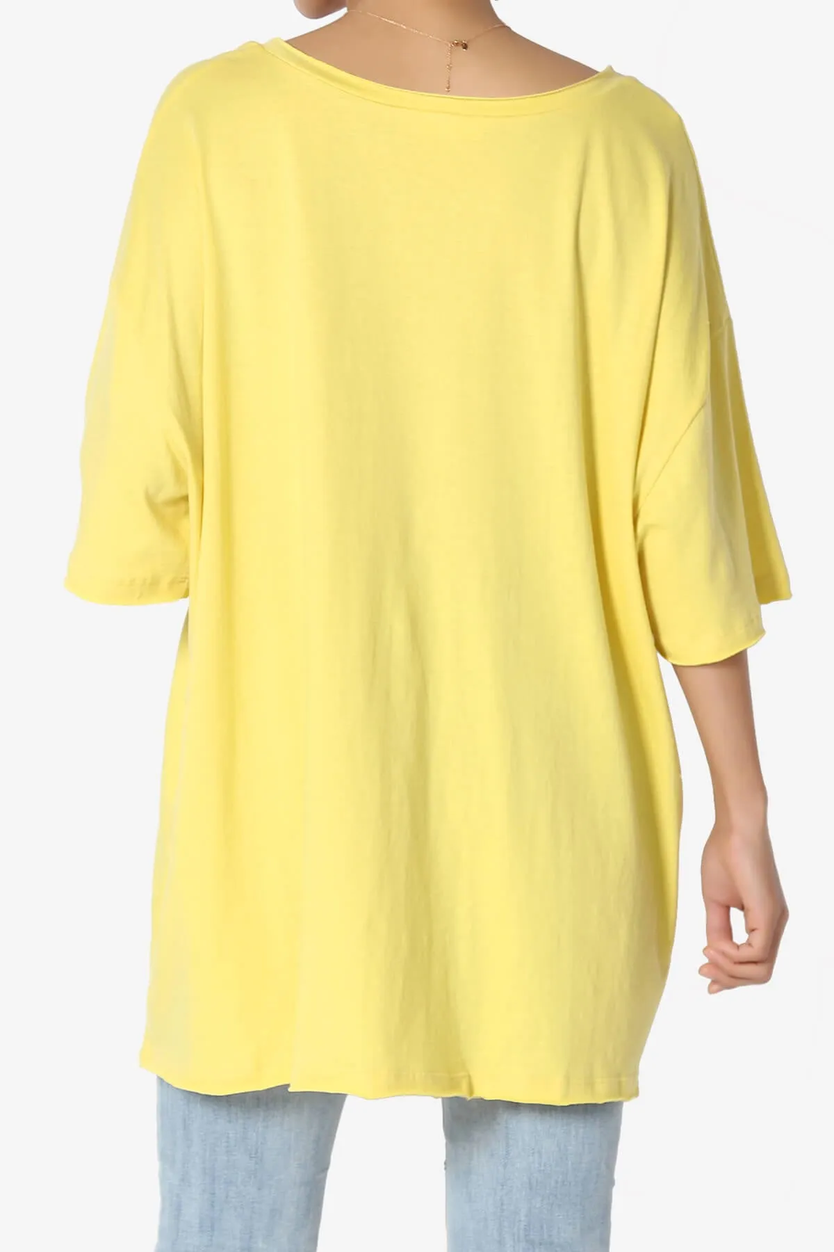 Charlie V Neck Pocket Boyfriend Tee PLUS