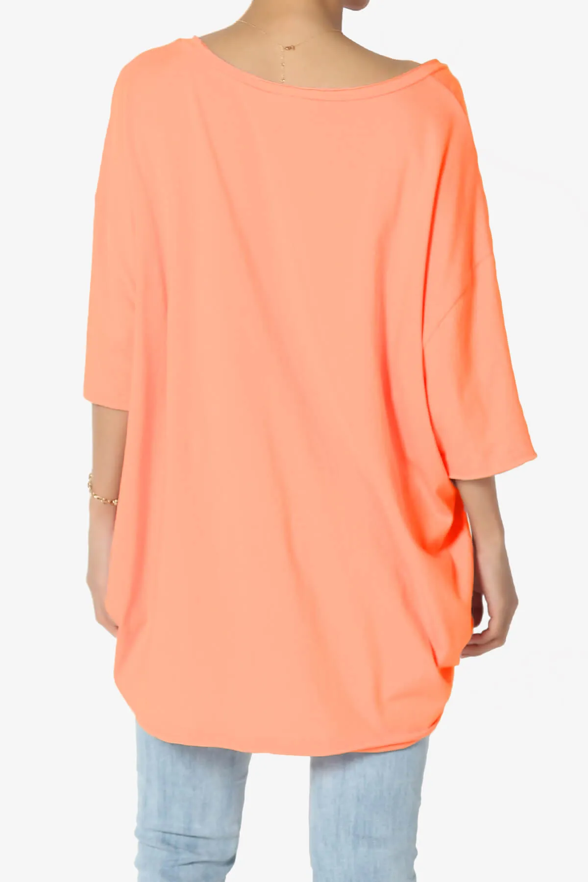Charlie V Neck Pocket Boyfriend Tee PLUS