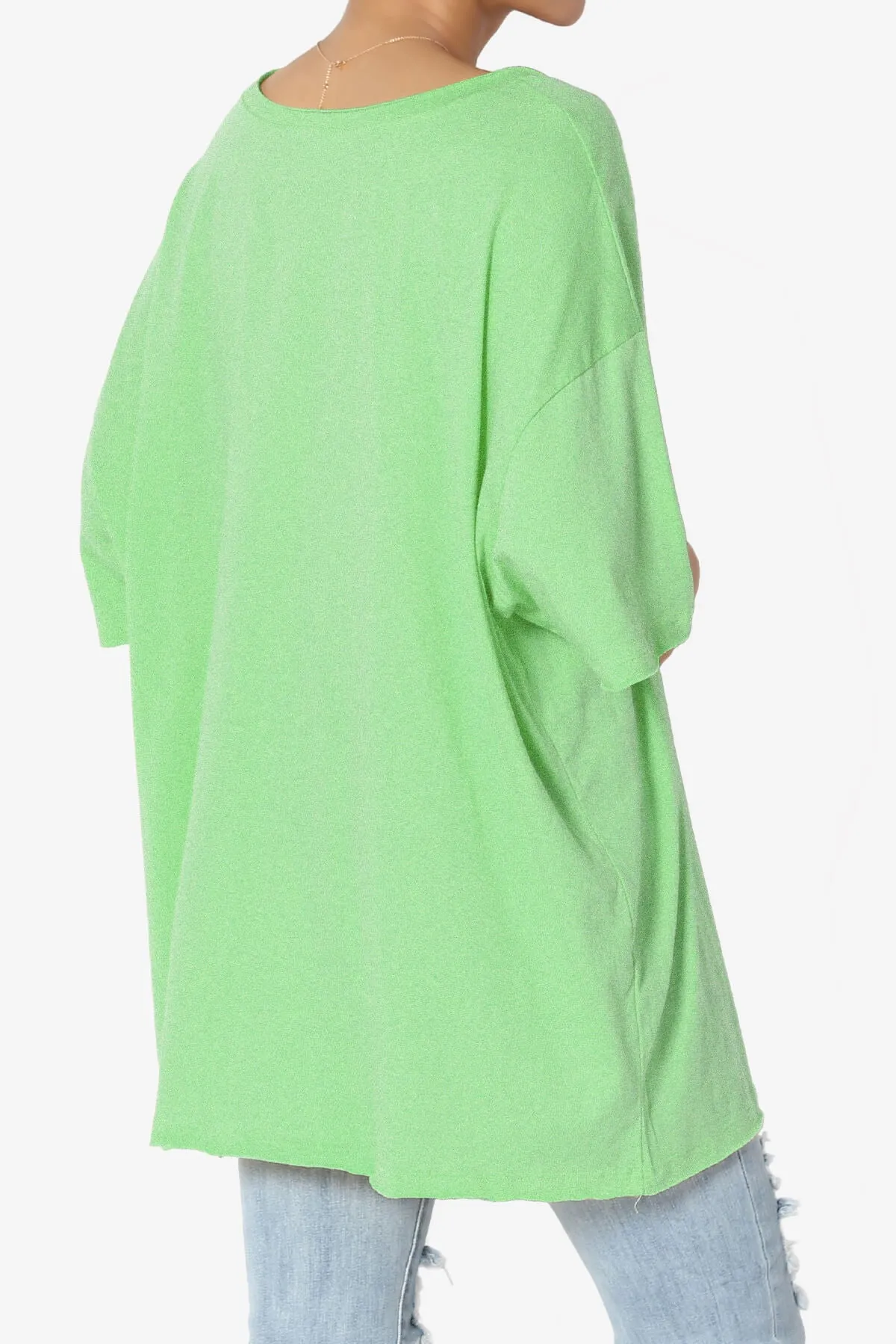Charlie V Neck Pocket Boyfriend Tee PLUS