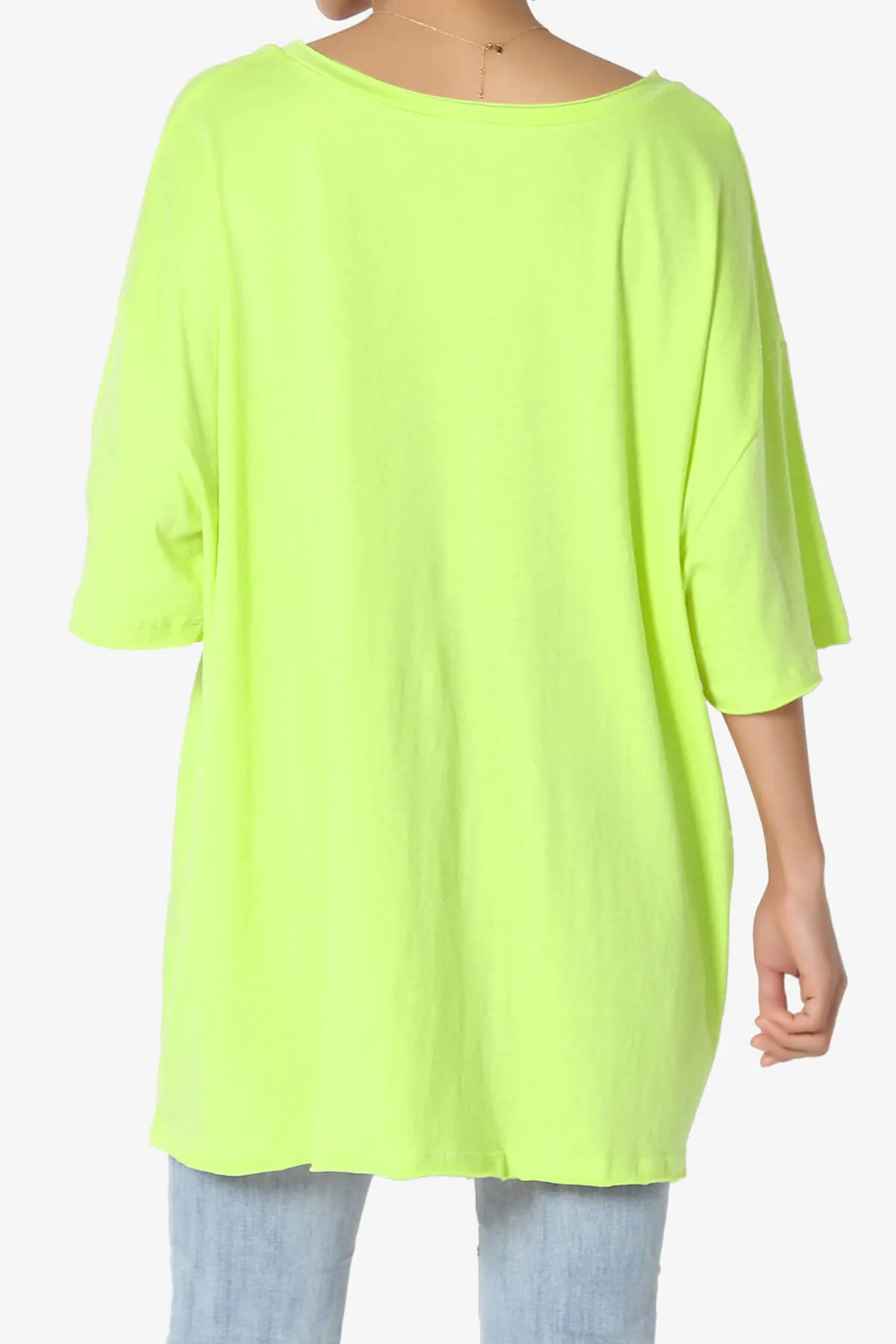 Charlie V Neck Pocket Boyfriend Tee PLUS