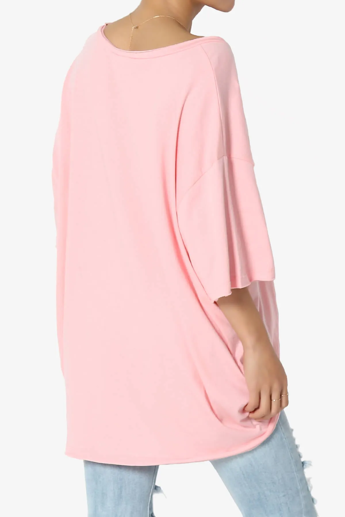 Charlie V Neck Pocket Boyfriend Tee PLUS