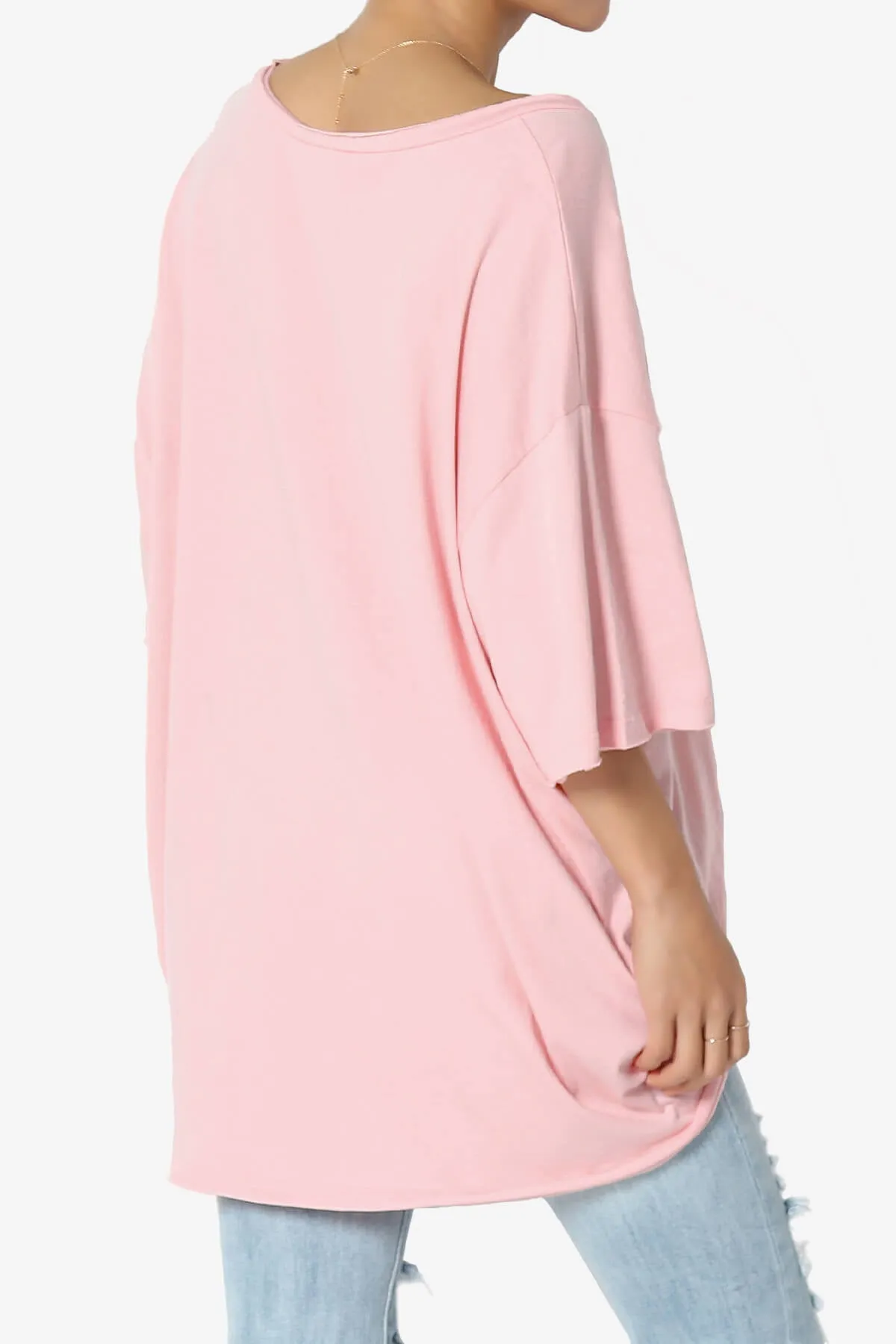 Charlie V Neck Pocket Boyfriend Tee PLUS