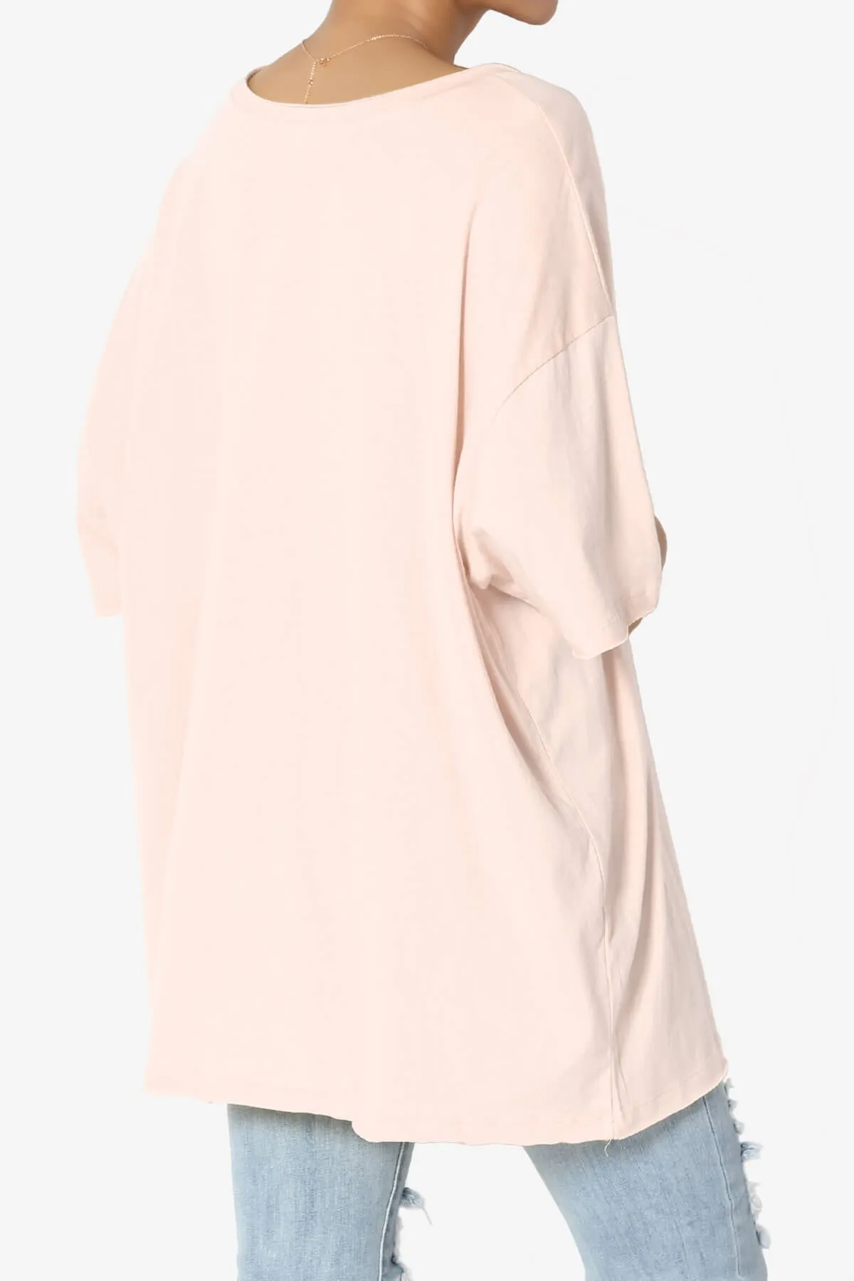 Charlie V Neck Pocket Boyfriend Tee PLUS