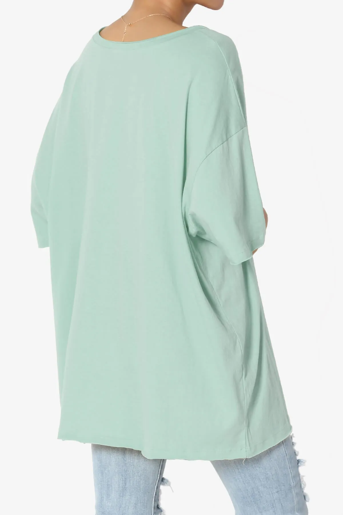 Charlie V Neck Pocket Boyfriend Tee PLUS