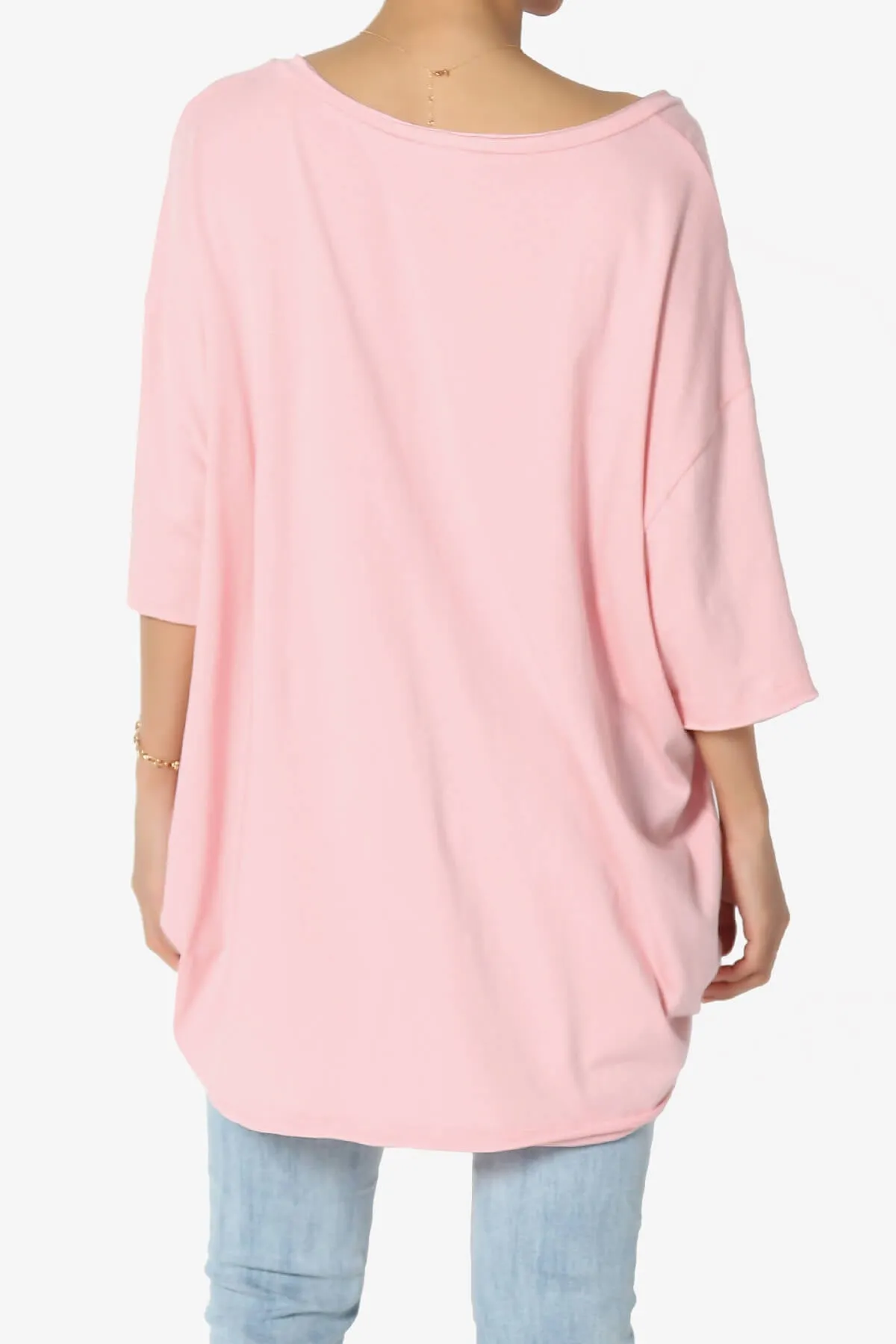 Charlie V Neck Pocket Boyfriend Tee PLUS