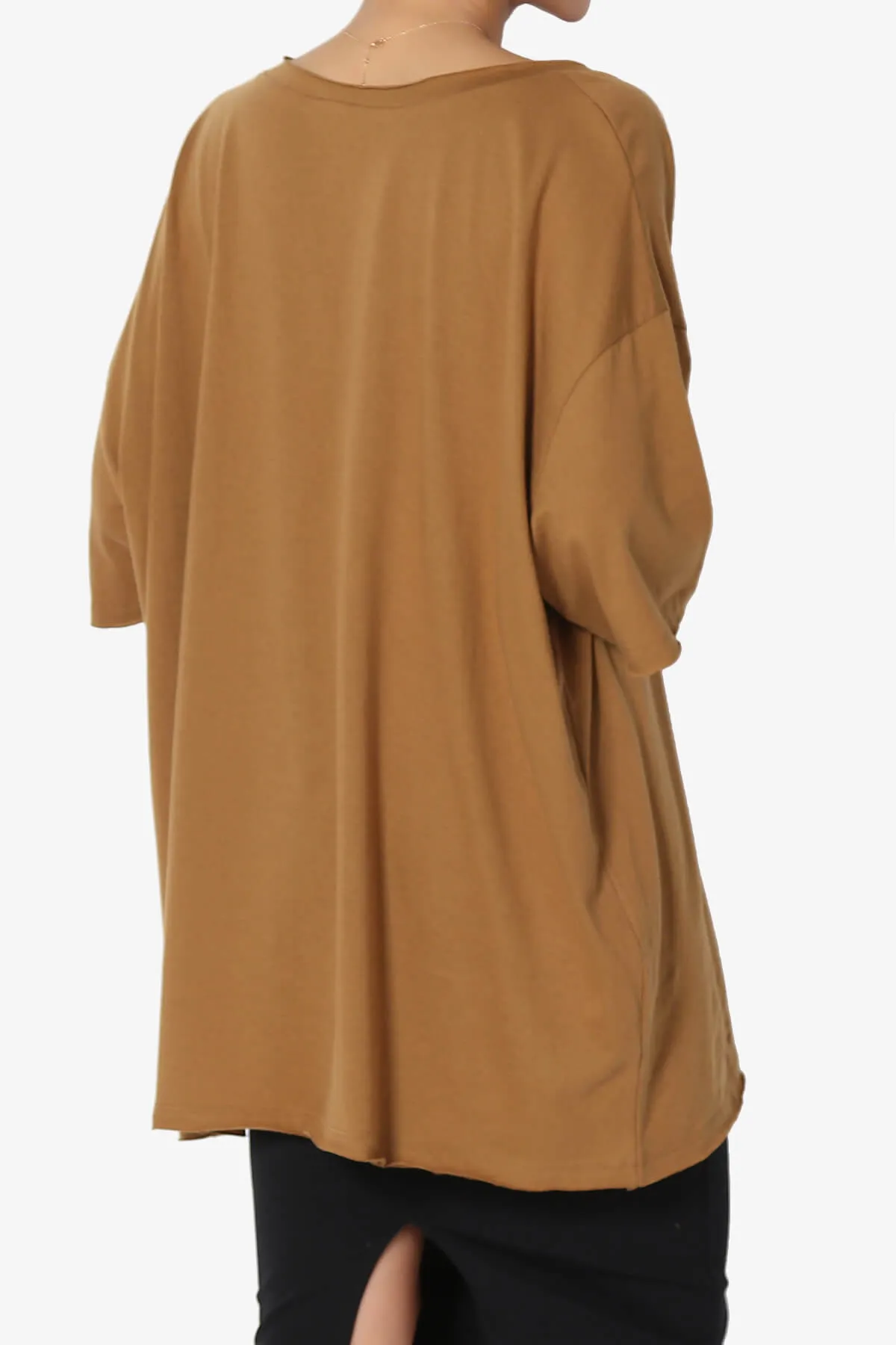 Charlie V Neck Pocket Boyfriend Tee PLUS
