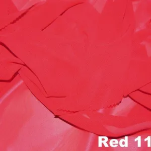 Chiffon Wholesale Fabric in Red 1190