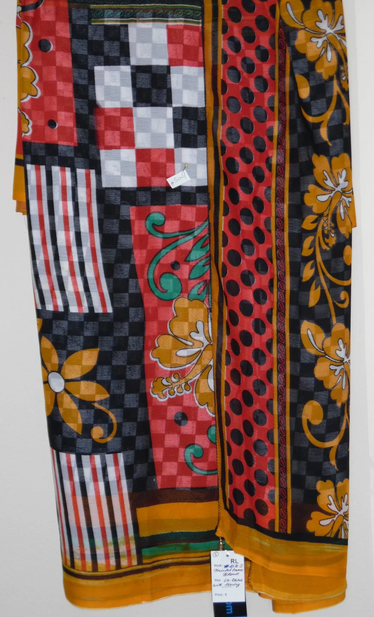 Cocktail Saree 5001 Georgette Printed Party Wear Sari Shieno Sarees