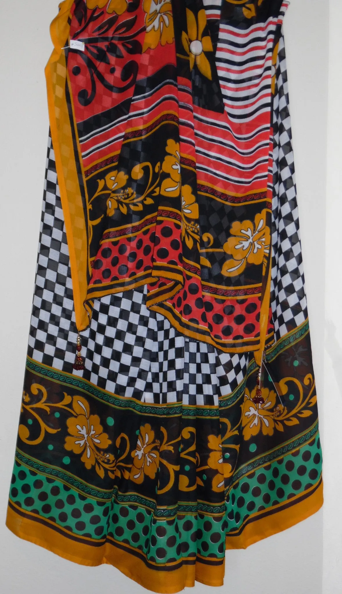 Cocktail Saree 5001 Georgette Printed Party Wear Sari Shieno Sarees