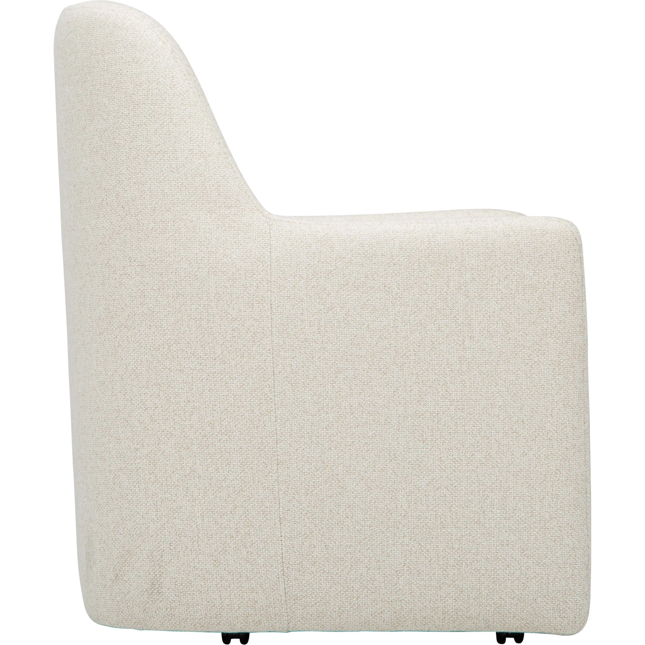 Cruz Armless Dining Chair, Lila Linen, Set of 2 by Becki Owens